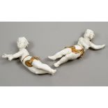 Pair of baroque angels