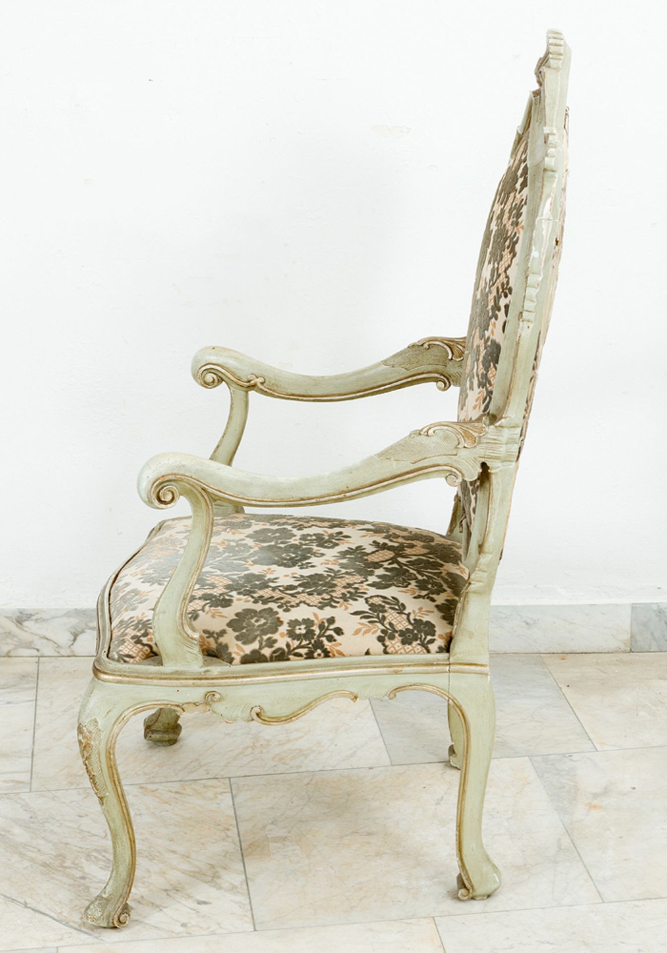 Pair of Venetian arm chairs - Bild 2 aus 3