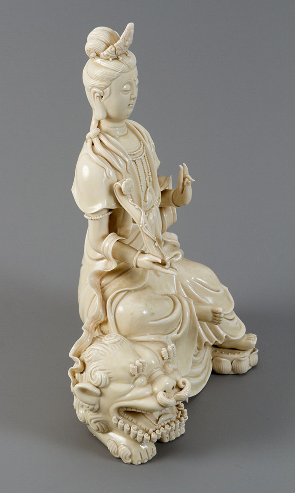 Blanc de Chine porcelain figure - Image 3 of 3