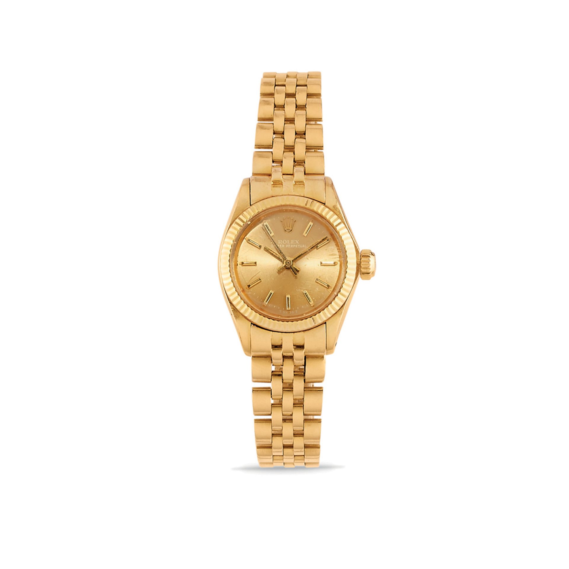 ROLEX OYSTER PERPETUAL Ref. 6719, OR JAUNE, VERS 1978