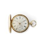 MONTRE DE POCHE EN OR, ANGLETERRE 1880