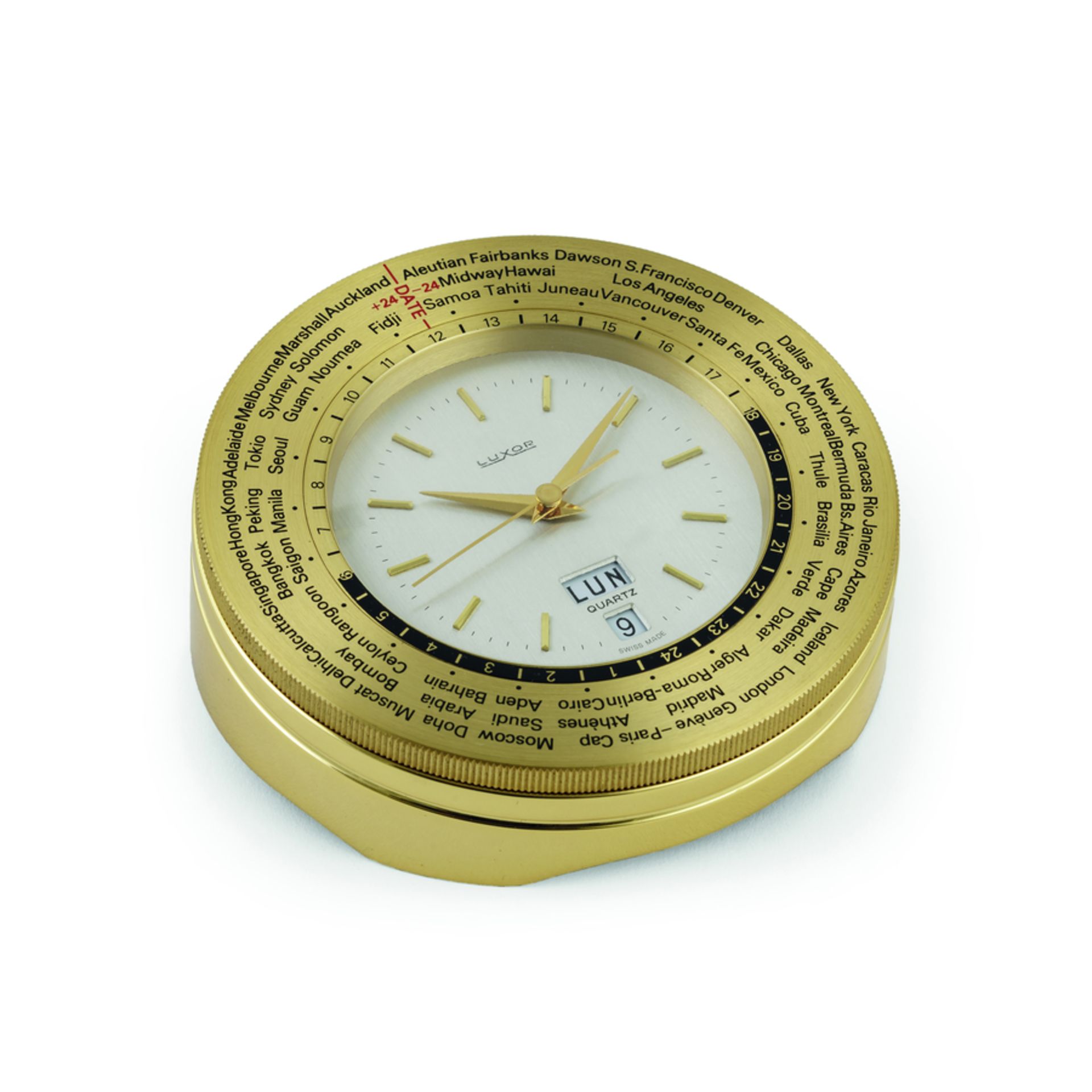 HORLOGE DE BUREAU - LUXOR - HEURES DU MONDE - Vers 1990 - Image 2 of 2