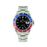 ROLEX GMT MASTER - PEPSI, Réf. 16700, ACIER - ANNEE 1991