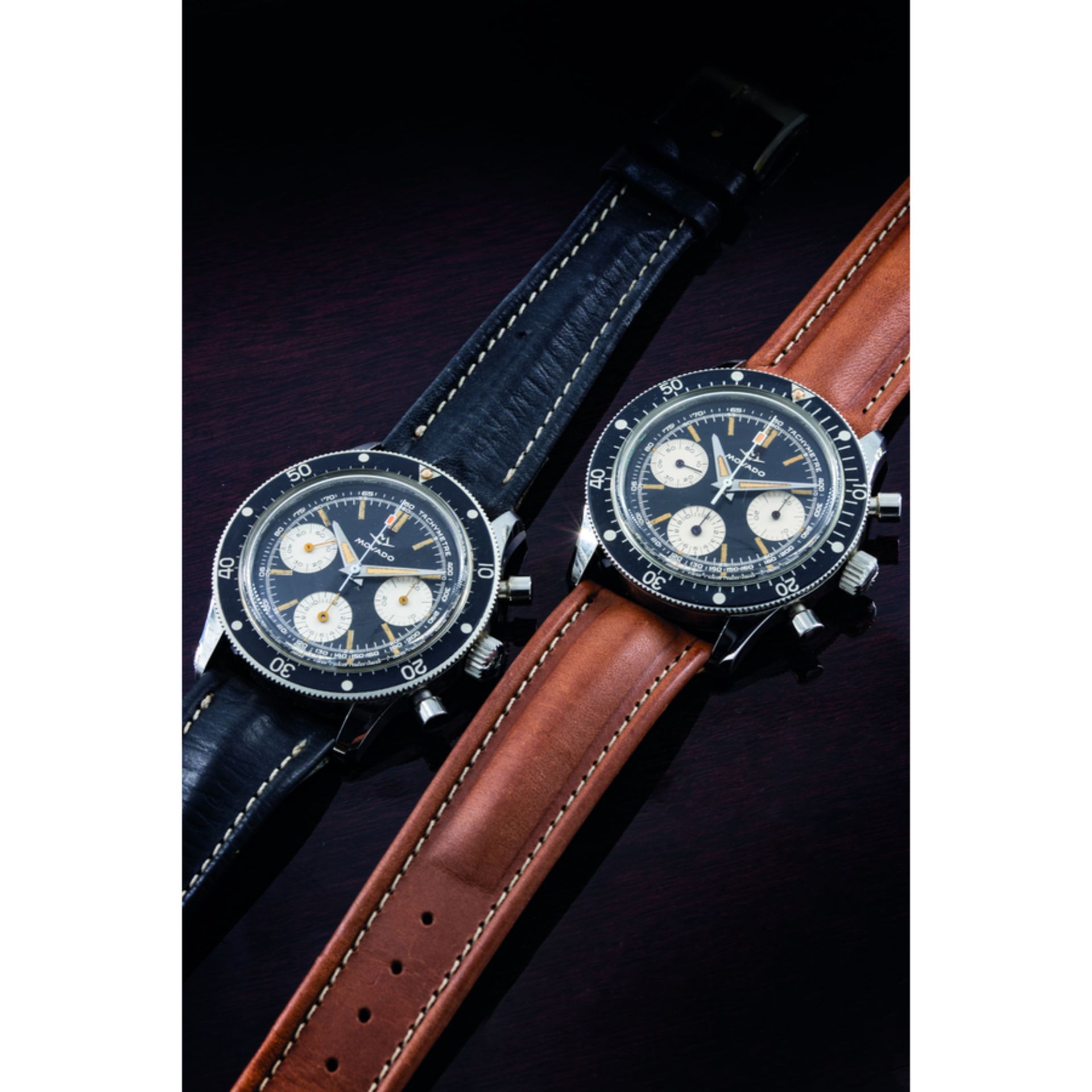 MOVADO SUPER SUB SEA CHRONOGRAPHE, Réf. 206-704-501, ACIER - Image 2 of 2