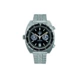 HEUER AUCTAVIA CHRONOGRAPHE, Réf 110.63 V, ACIER