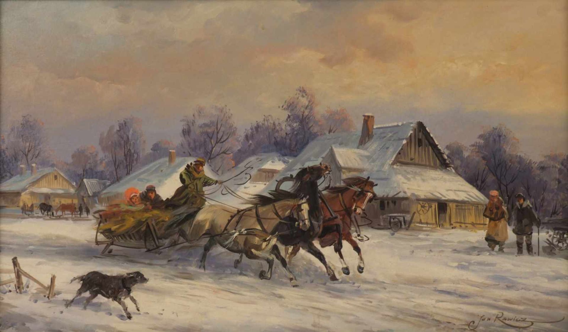 Jan Rawicz (polnischer Maler) um 1900,