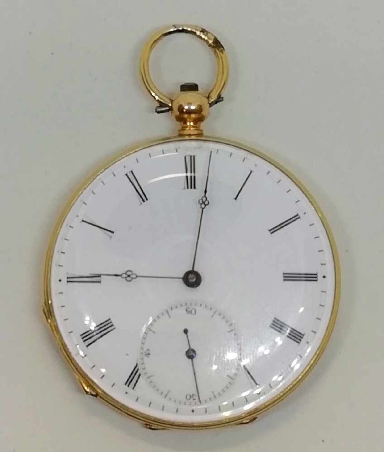 Goldene Herrentaschenuhr, Pateck & Co.