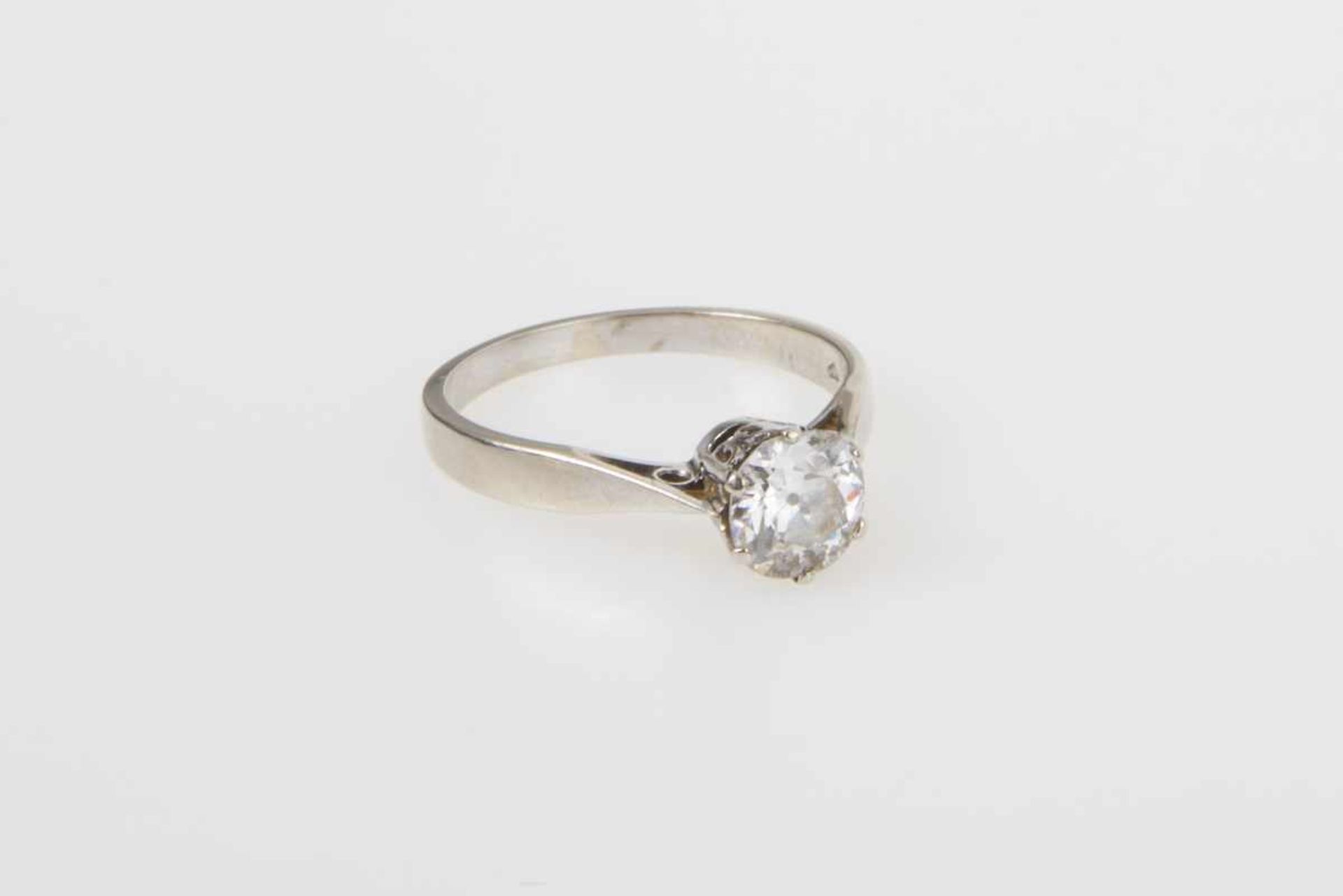 Brillansolitär-Damenring ca.0,80 ct.,