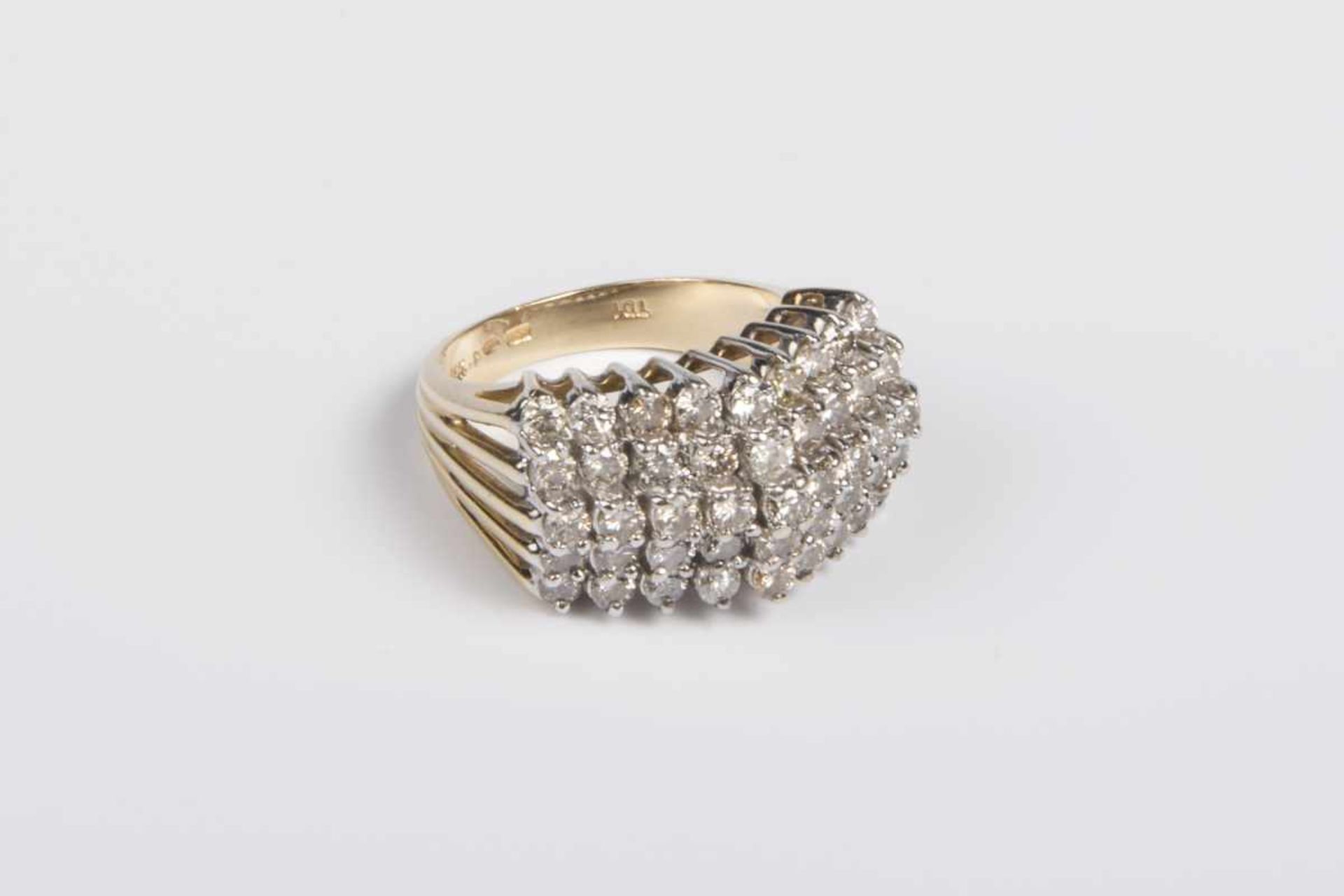 Brillant-Damenring zus. ca 1,70 ct.