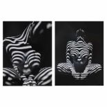 Woman Zebra Striped