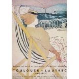 Toulouse-Lautrec - Lithographs, exhibiton poster, Art Museum of Socialist Republic of Romania, 1967