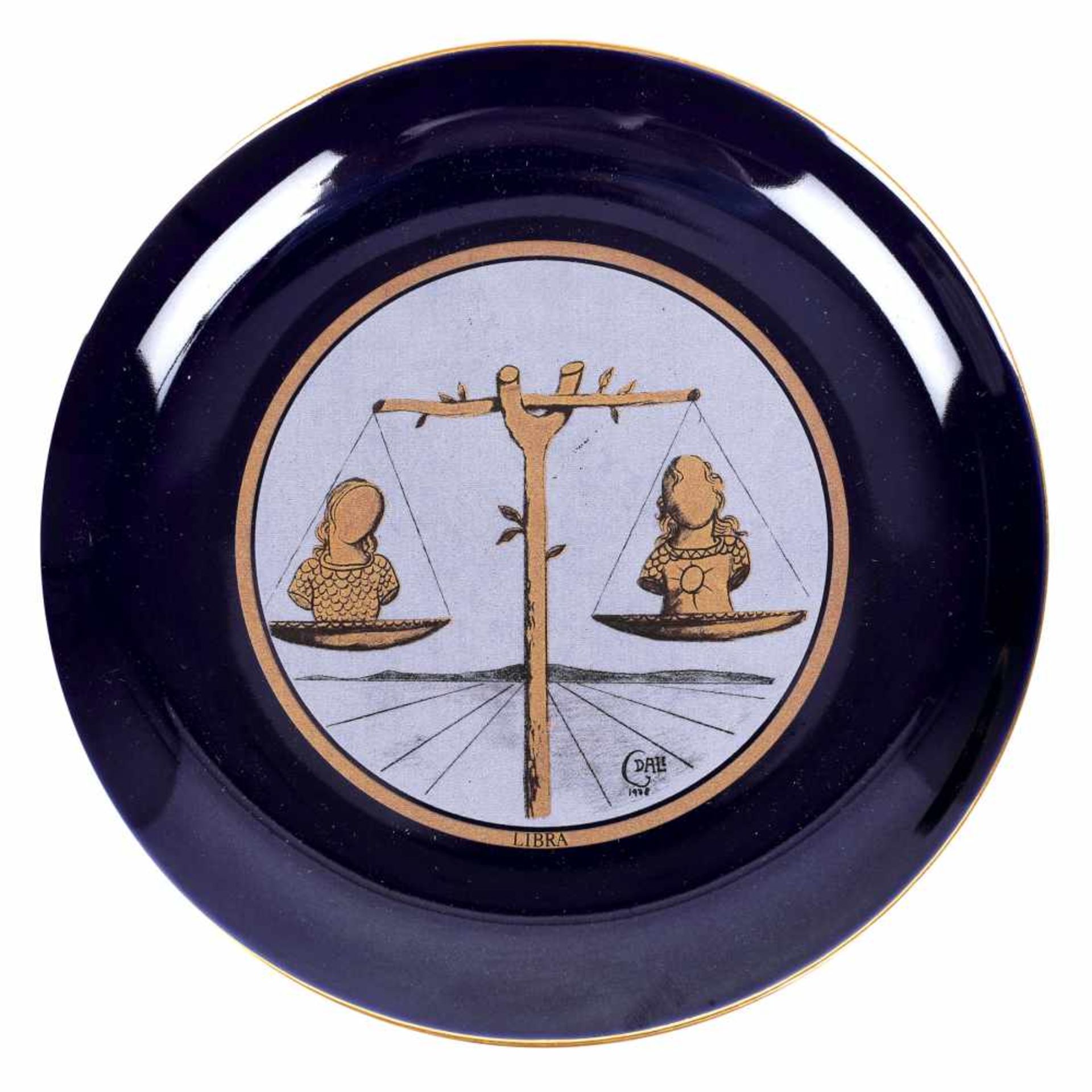 The Zodiac - twelve decorative plates by Salvador Dali, limited edition of 5000 - Bild 7 aus 13