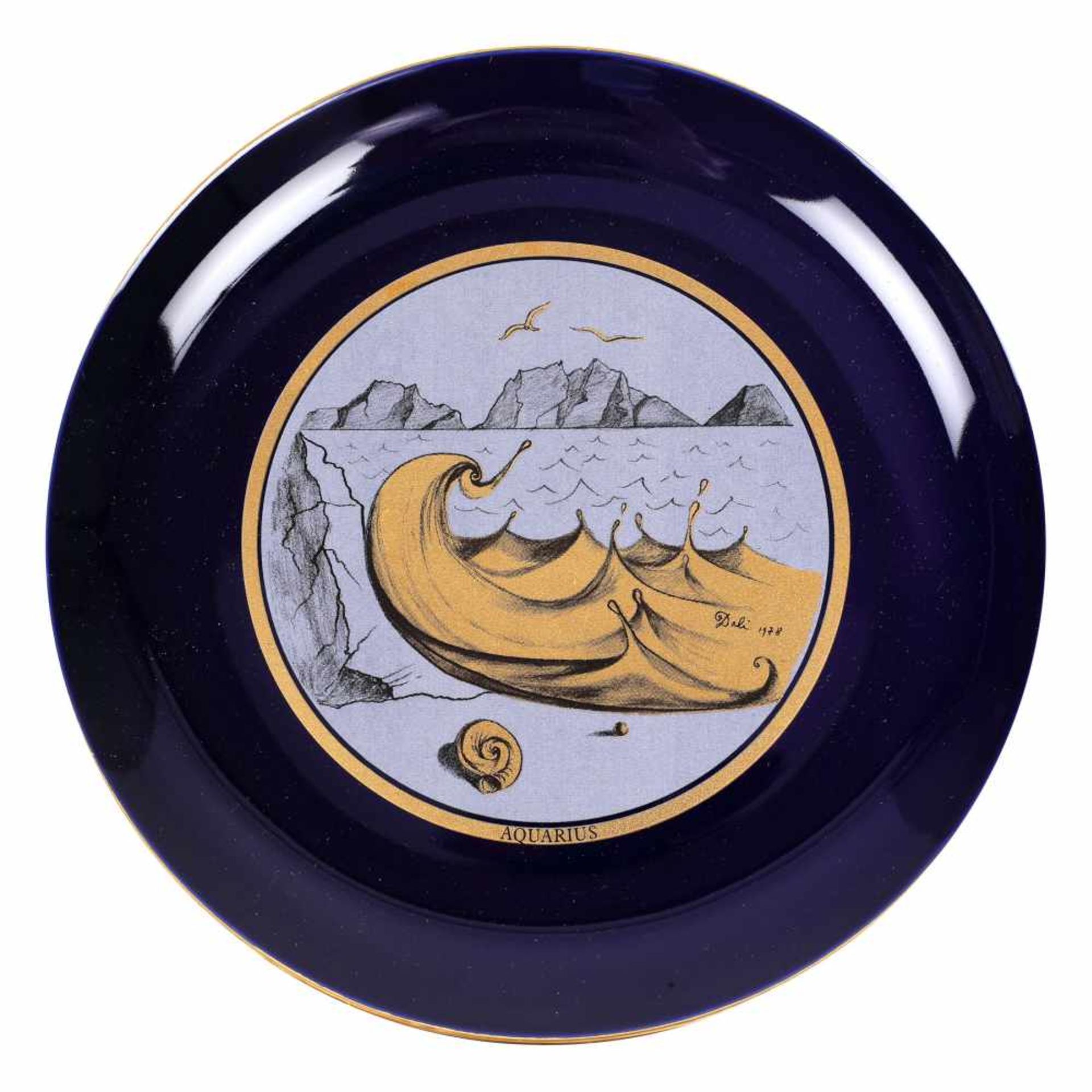 The Zodiac - twelve decorative plates by Salvador Dali, limited edition of 5000 - Bild 4 aus 13