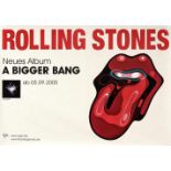 "The Rolling Stones - A Bigger Bang", German album promotion poster