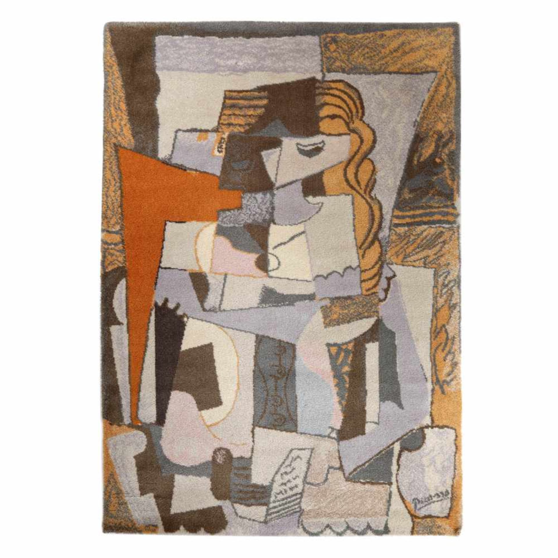 "Seated woman" - tapestry after Pablo Picasso's artwork