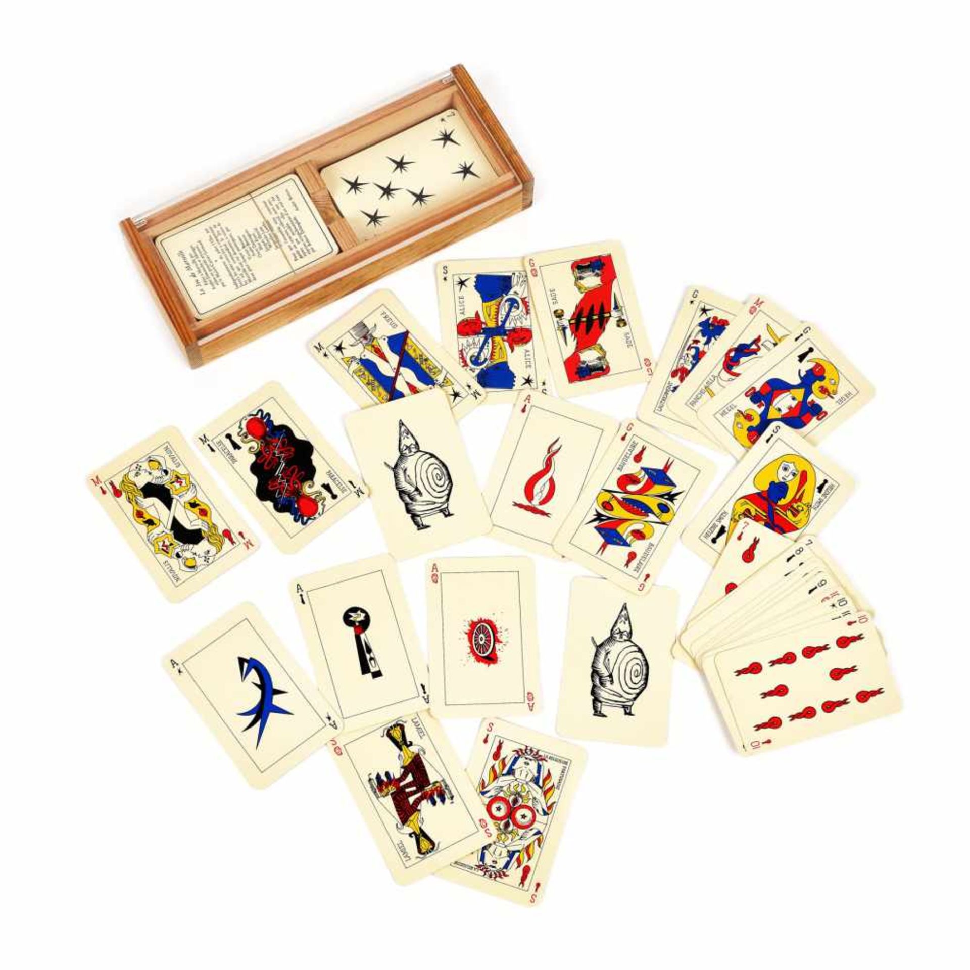 "Le Jeu de Marseille" - set of playing cards with artworks by Victor Brauner, André Breton, Oscar - Bild 2 aus 2