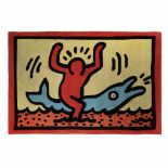 "Untitled" - tapestry after Keith Haring's artwork