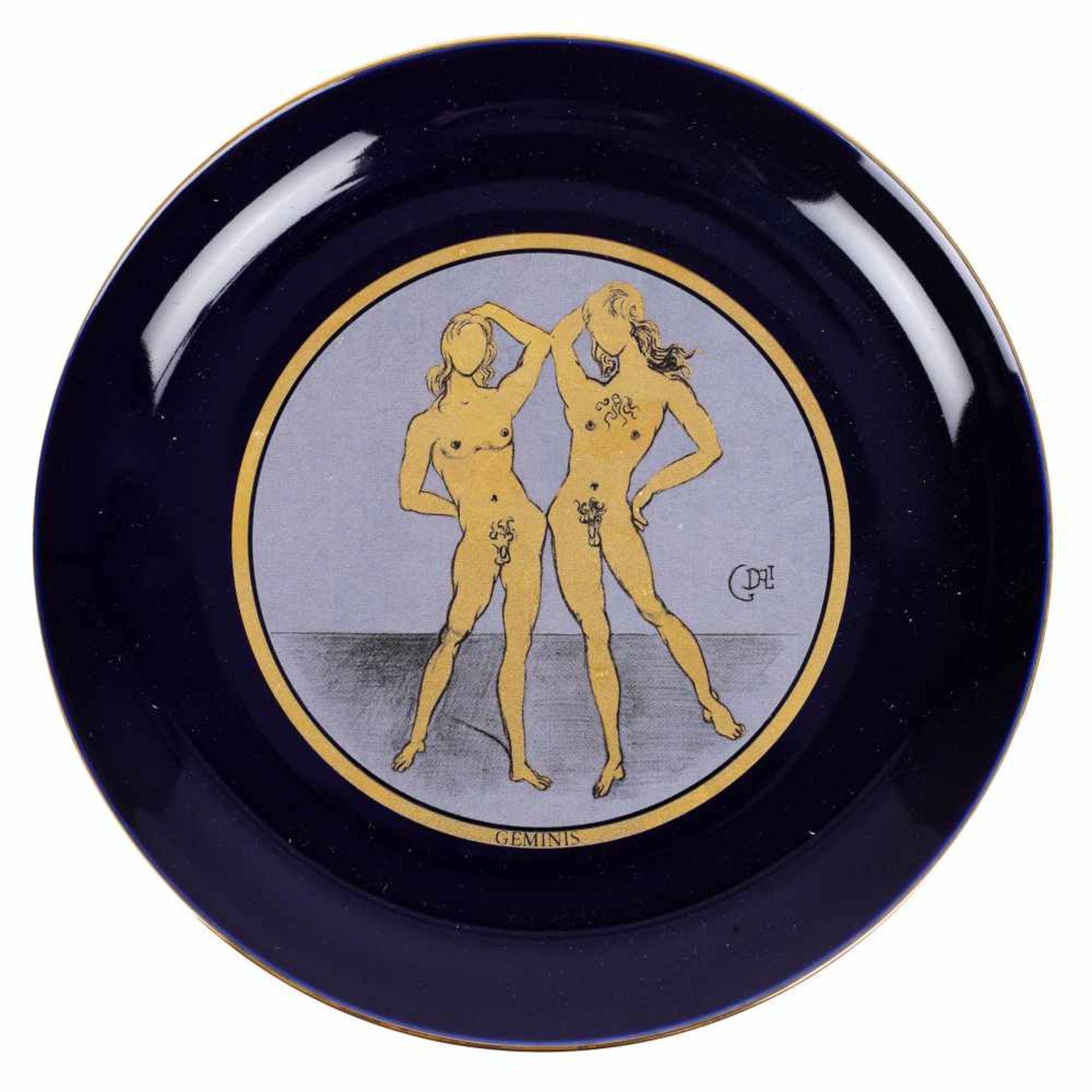 The Zodiac - twelve decorative plates by Salvador Dali, limited edition of 5000 - Bild 5 aus 13