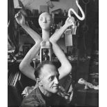 Victor Brauner in his studio