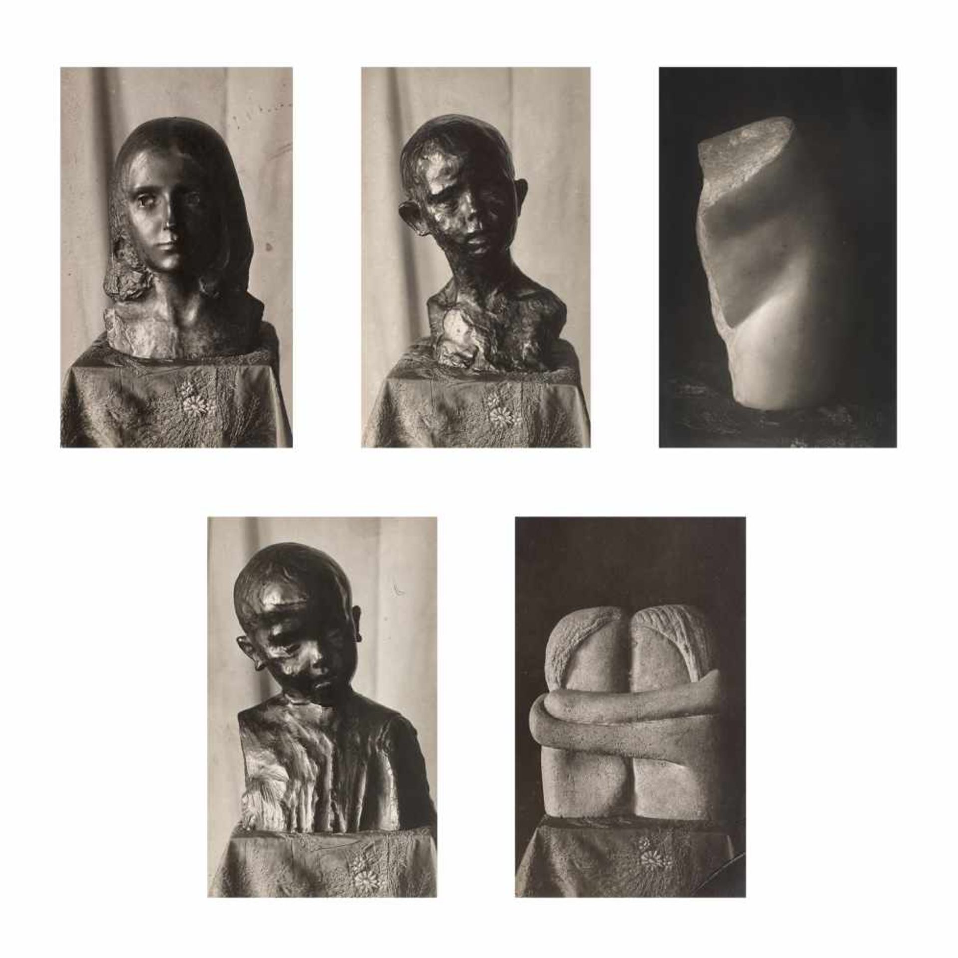 Five Photographs of Famous Brancusi Artworks, from the collection of Lawyer Victor N. Popp