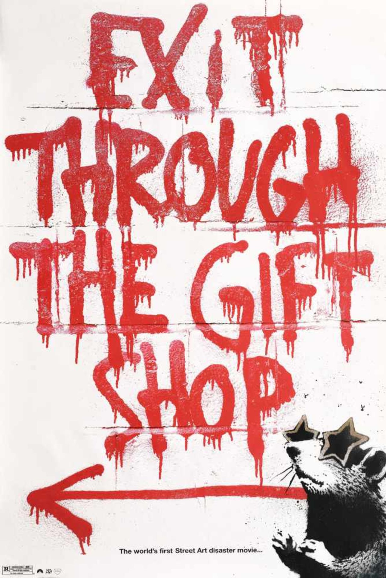 Movie poster - "Exit through the gift shop", directed by Banksy Banksy, 2010
