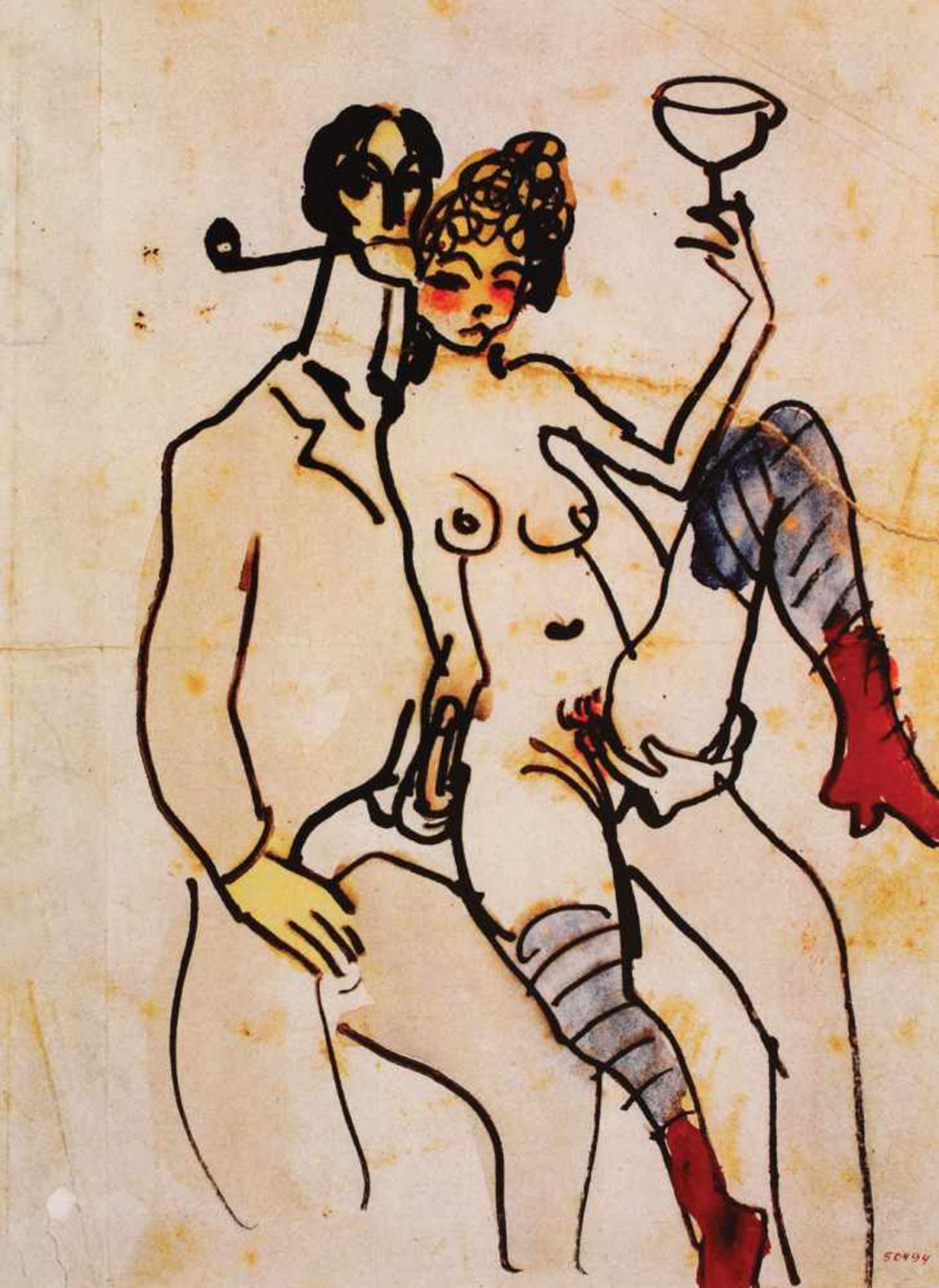 "Erotic" - four lithographs after Pablo Picasso's drawings - Bild 3 aus 5