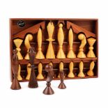 Space-age designed Chess set