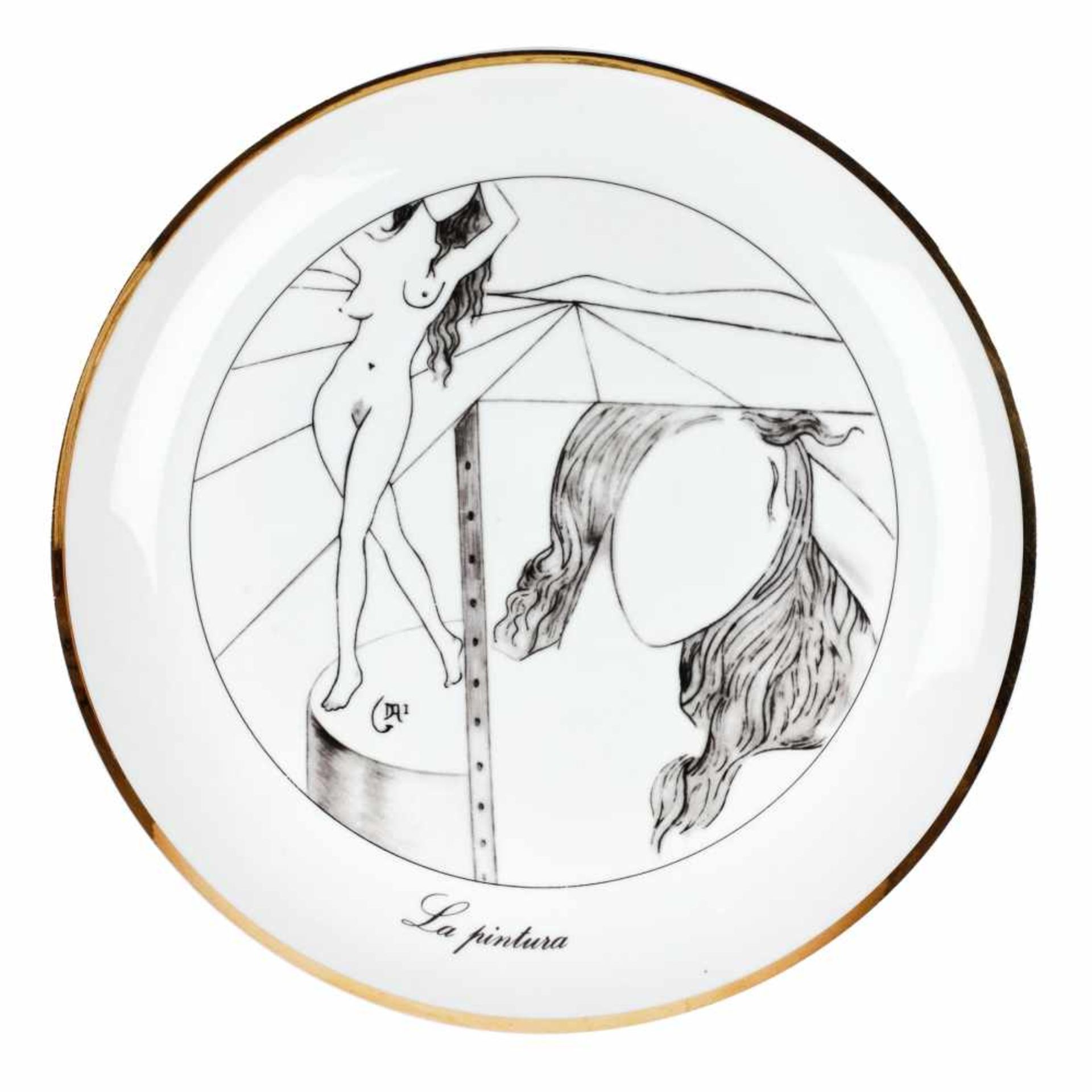 "Las 7 Artes" - seven decorative plates by Salvador Dali, limited edition of 5000 - Bild 4 aus 7