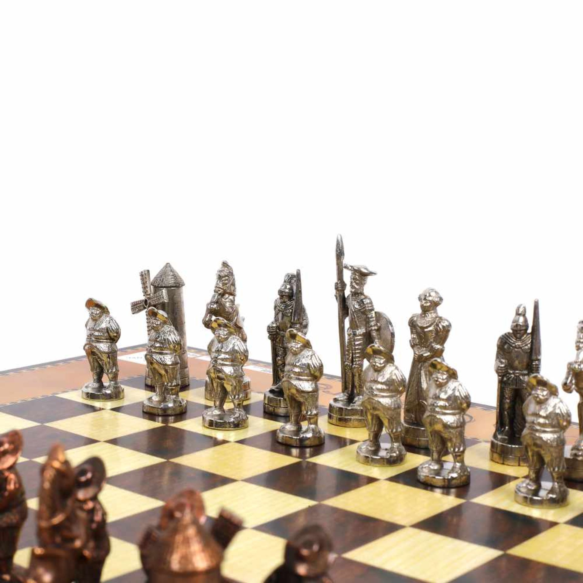 Don Quixote de la Mancha themed chess game, Fontanini design - Bild 5 aus 6