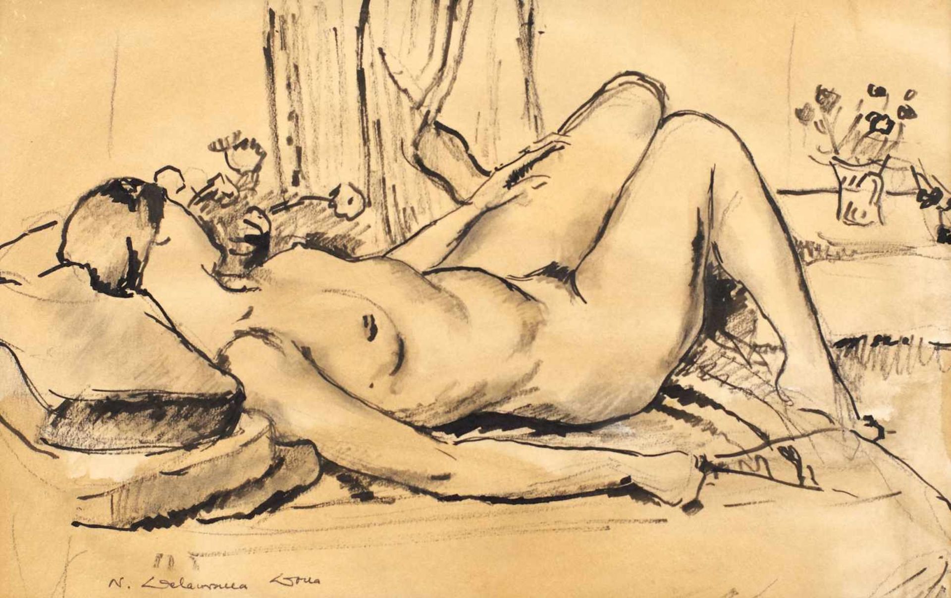 Nude in an Interior