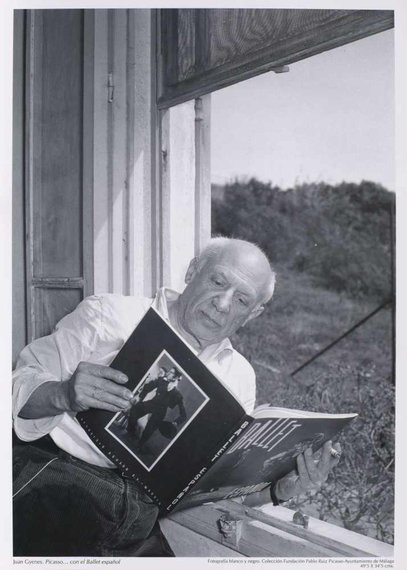 Catalogue with seven photographs depicting the famous Pablo Picasso, signed by the photographer Juan - Bild 4 aus 9