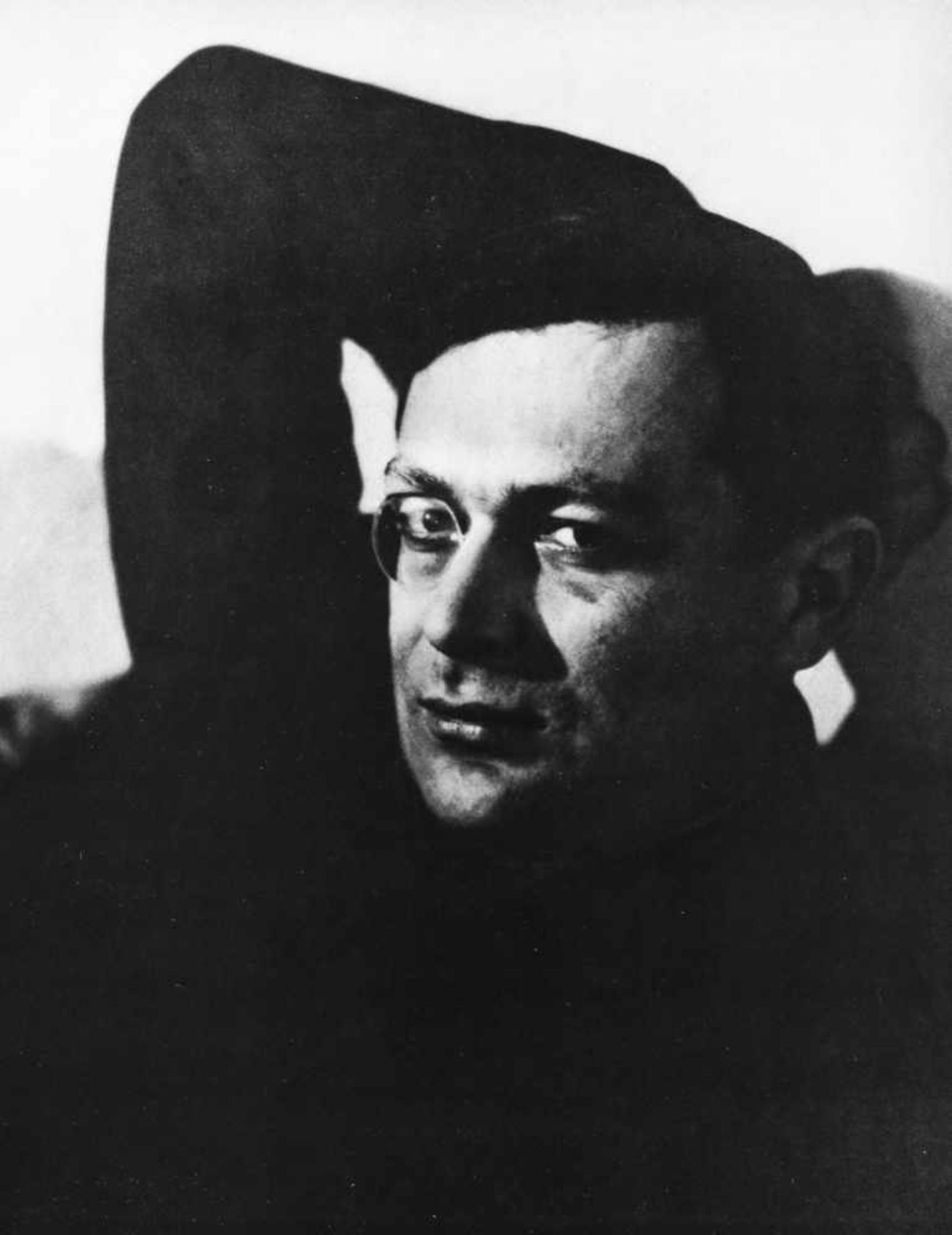 Tristan Tzara, photograph, approx. 1924, with certificate of authenticity