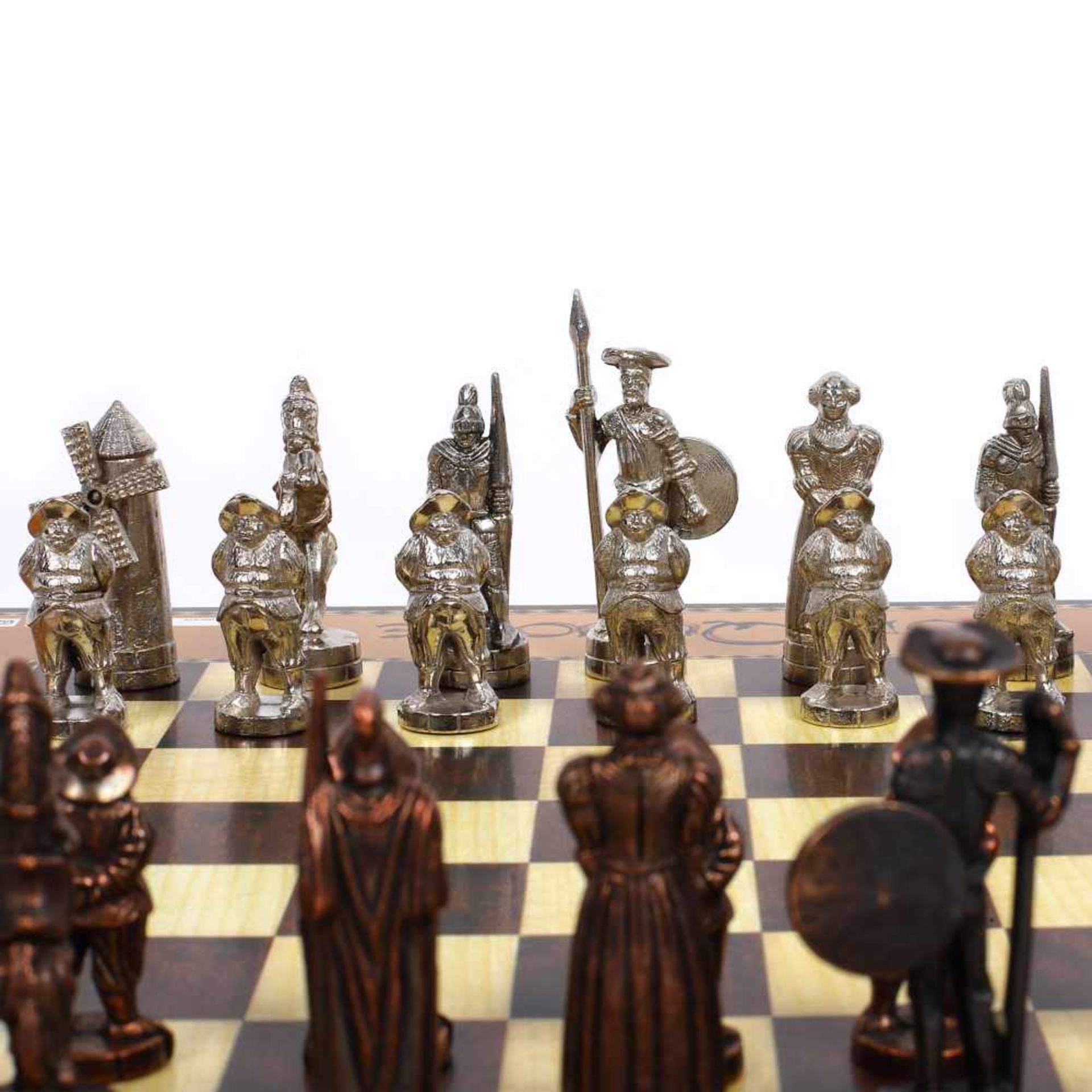 Don Quixote de la Mancha themed chess game, Fontanini design - Bild 3 aus 6