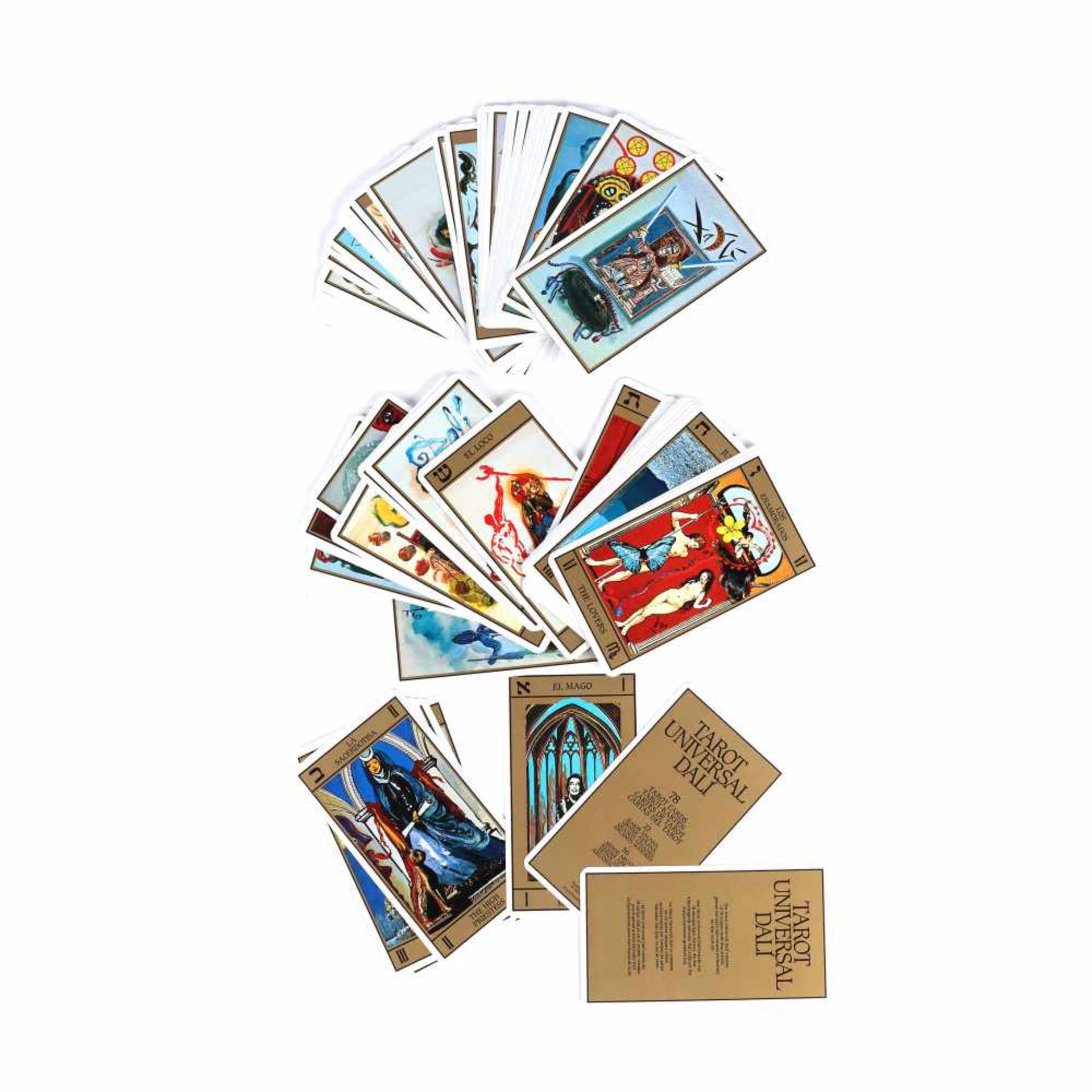 Tarot card set, ”Tarot Universal”, contains 78 Arcana illustrated by Salvador Dali, the second h - Bild 3 aus 5