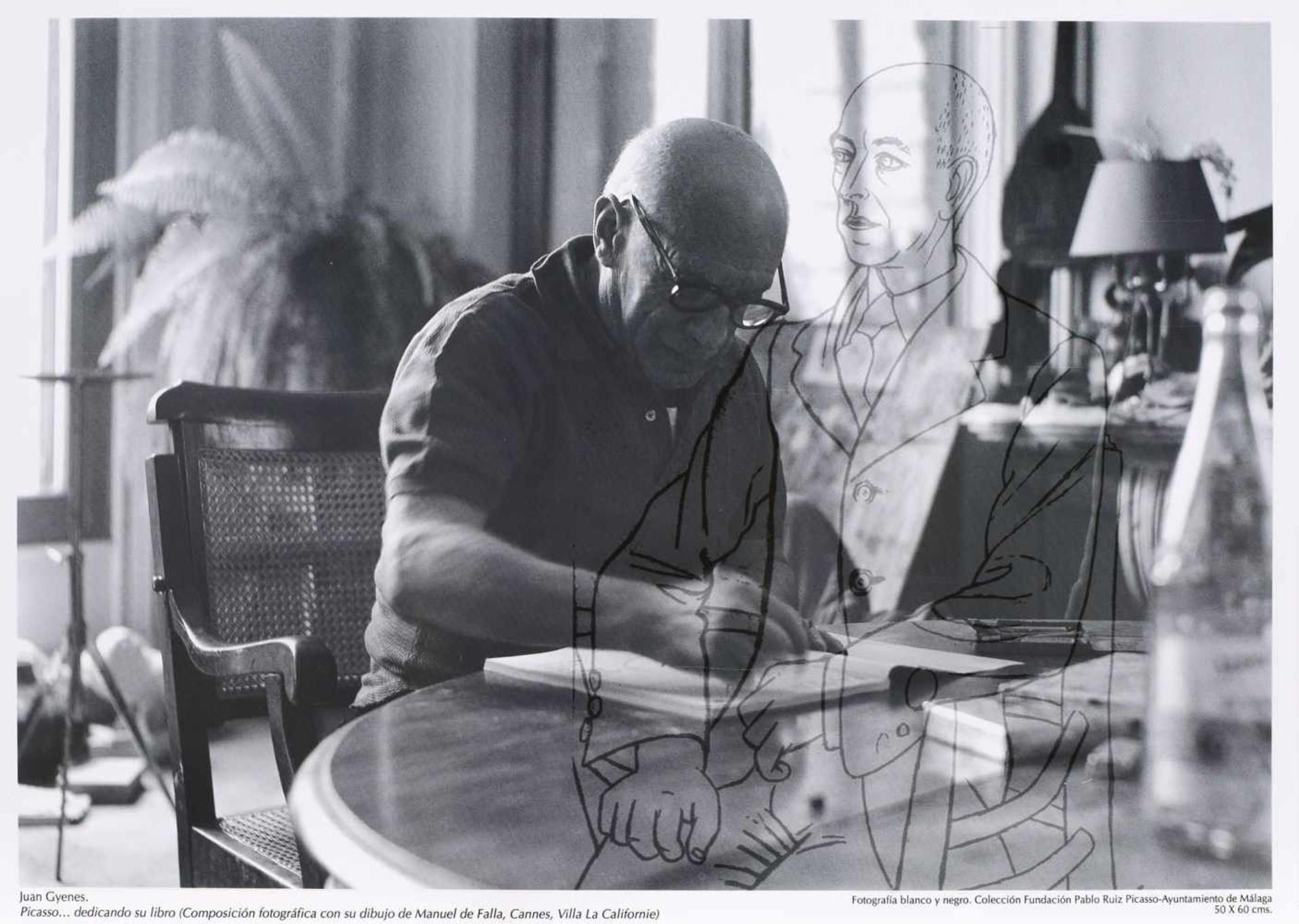 Catalogue with seven photographs depicting the famous Pablo Picasso, signed by the photographer Juan - Bild 7 aus 9