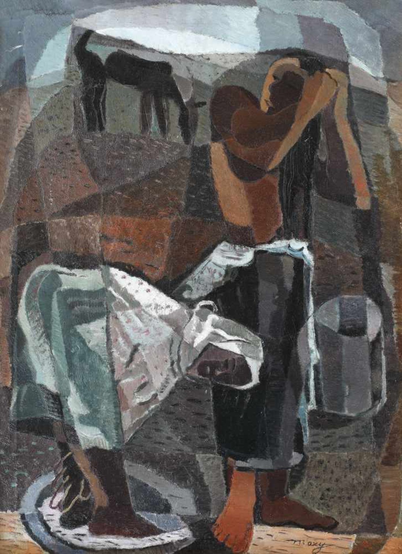 Peasants Women Washing Themselves