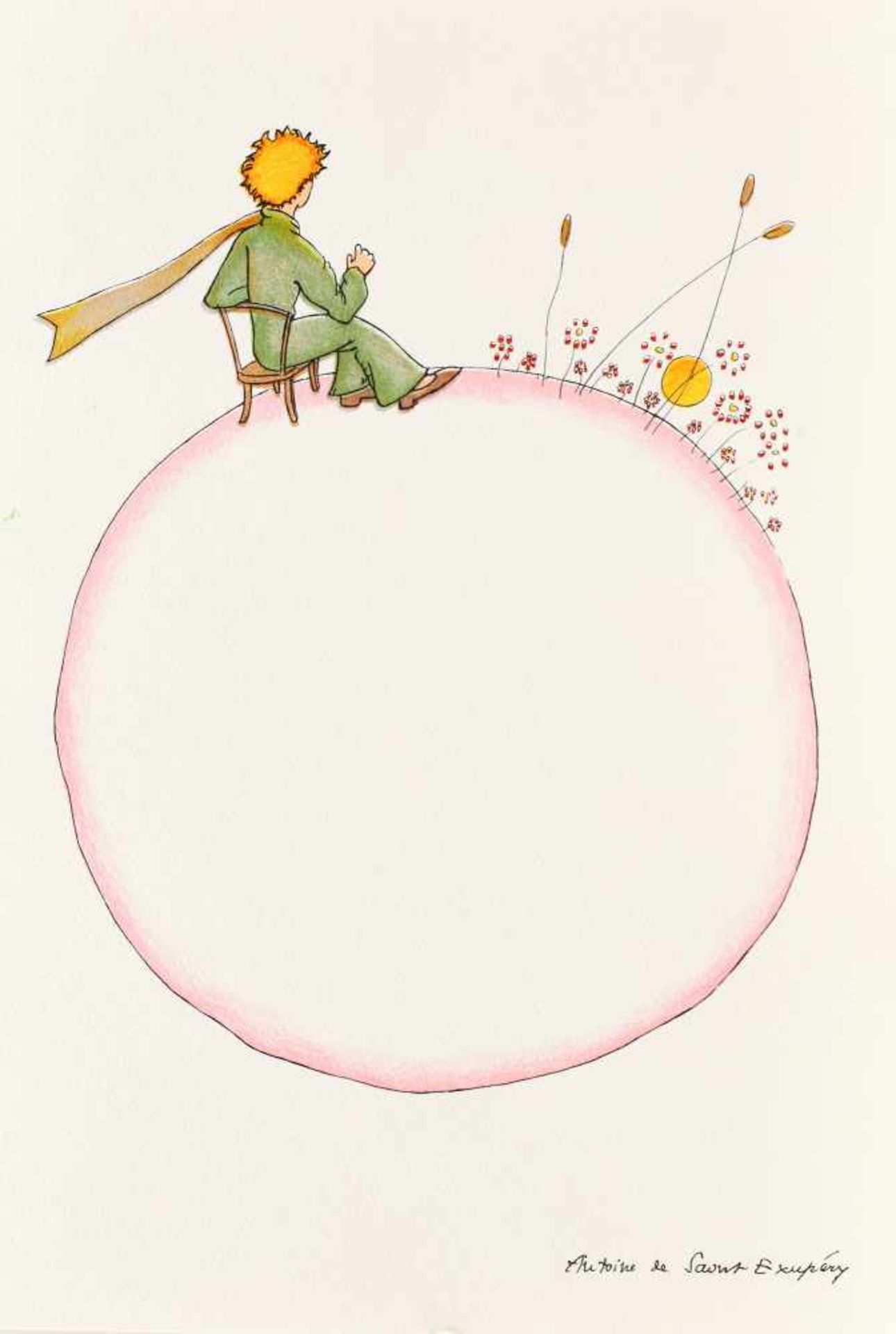 ”Little Prince” (9 lithographies made by the artist) - Image 3 of 10