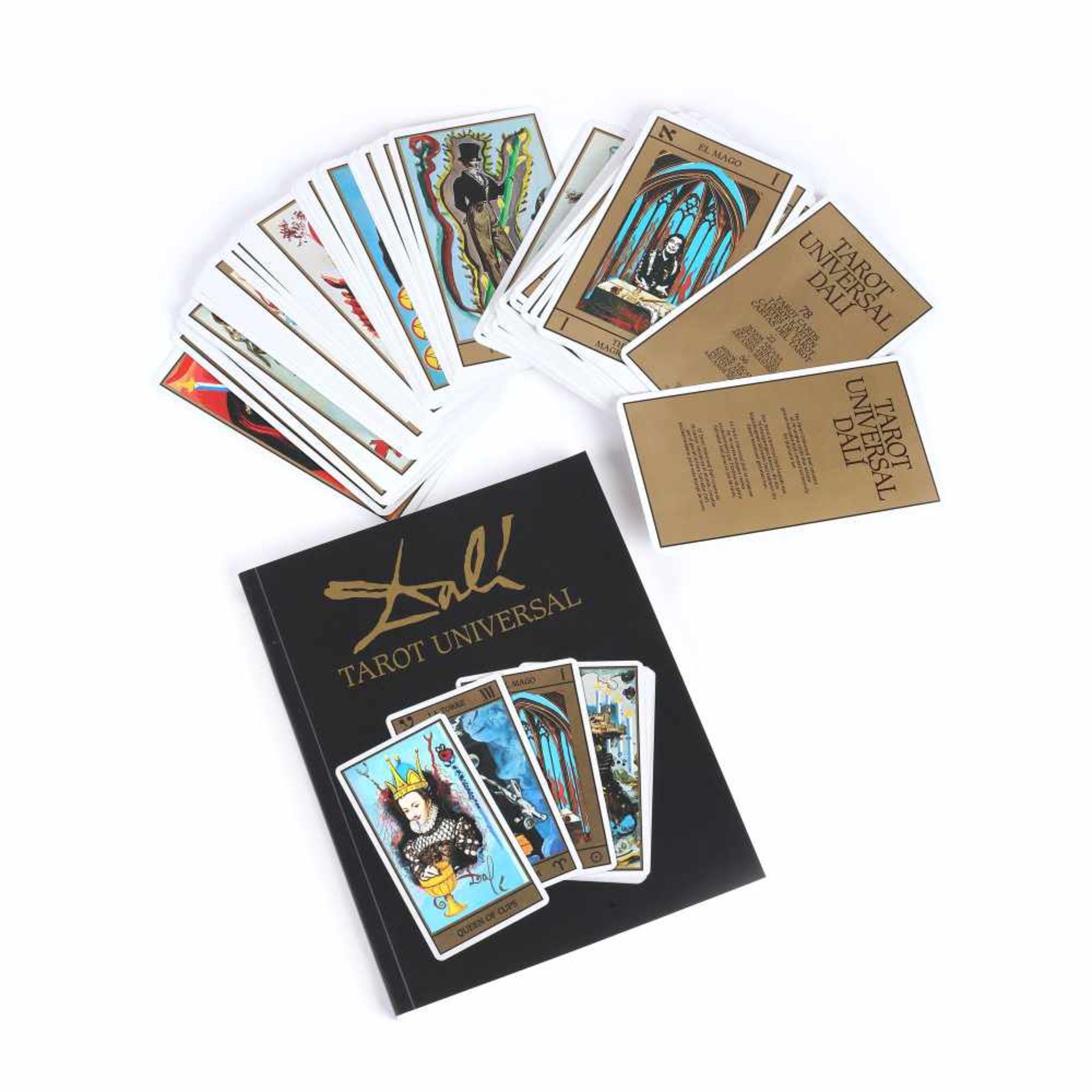 Tarot card set, ”Tarot Universal”, contains 78 Arcana illustrated by Salvador Dali, the second h - Bild 2 aus 5