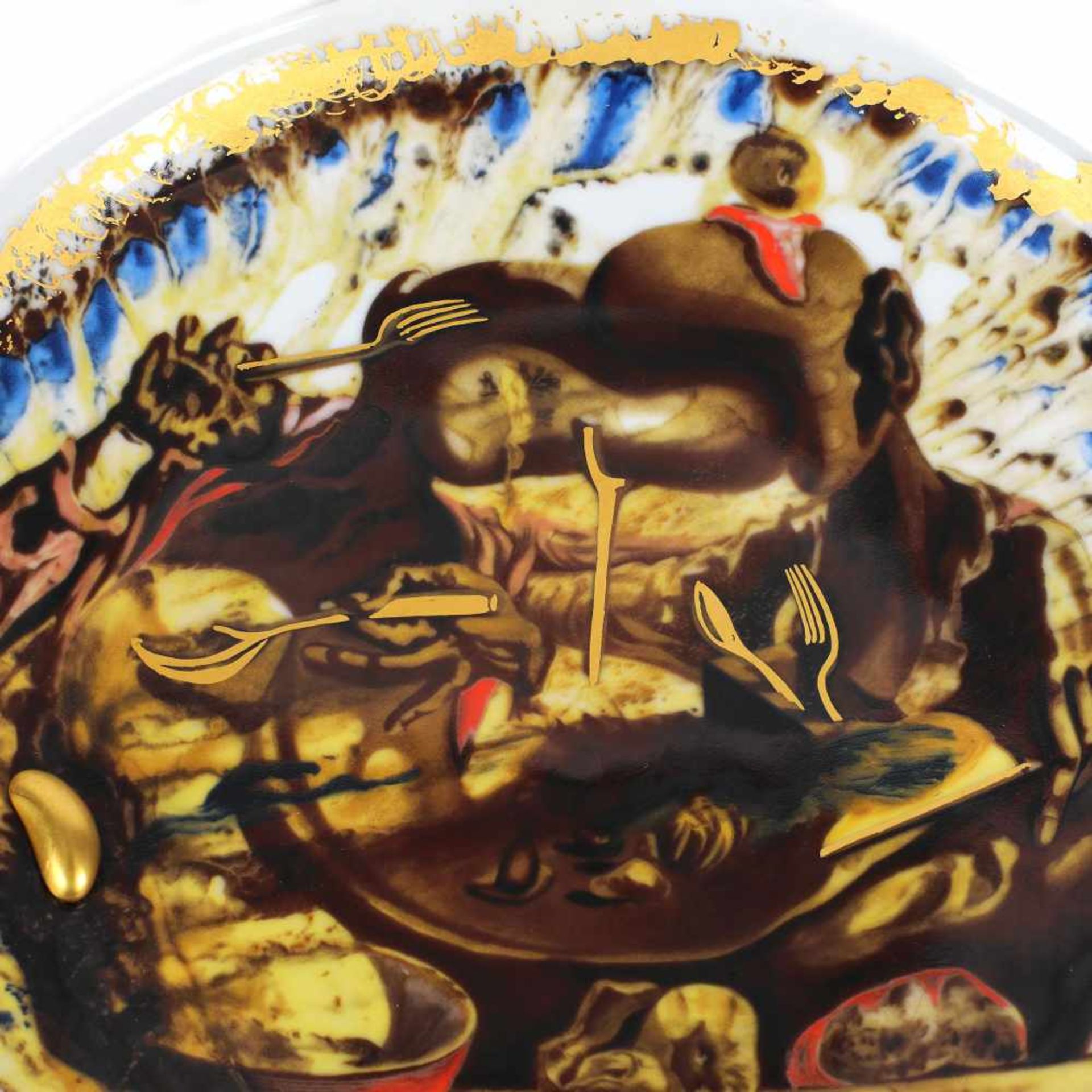 Decorative porcelain plate, design Salvador Dali, limited edition - Bild 2 aus 3