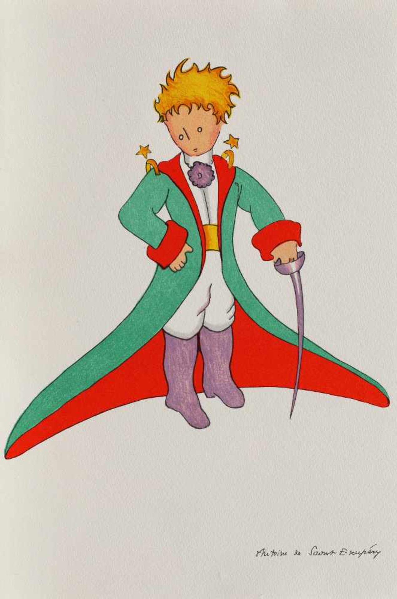 ”Little Prince” (9 lithographies made by the artist) - Image 10 of 10