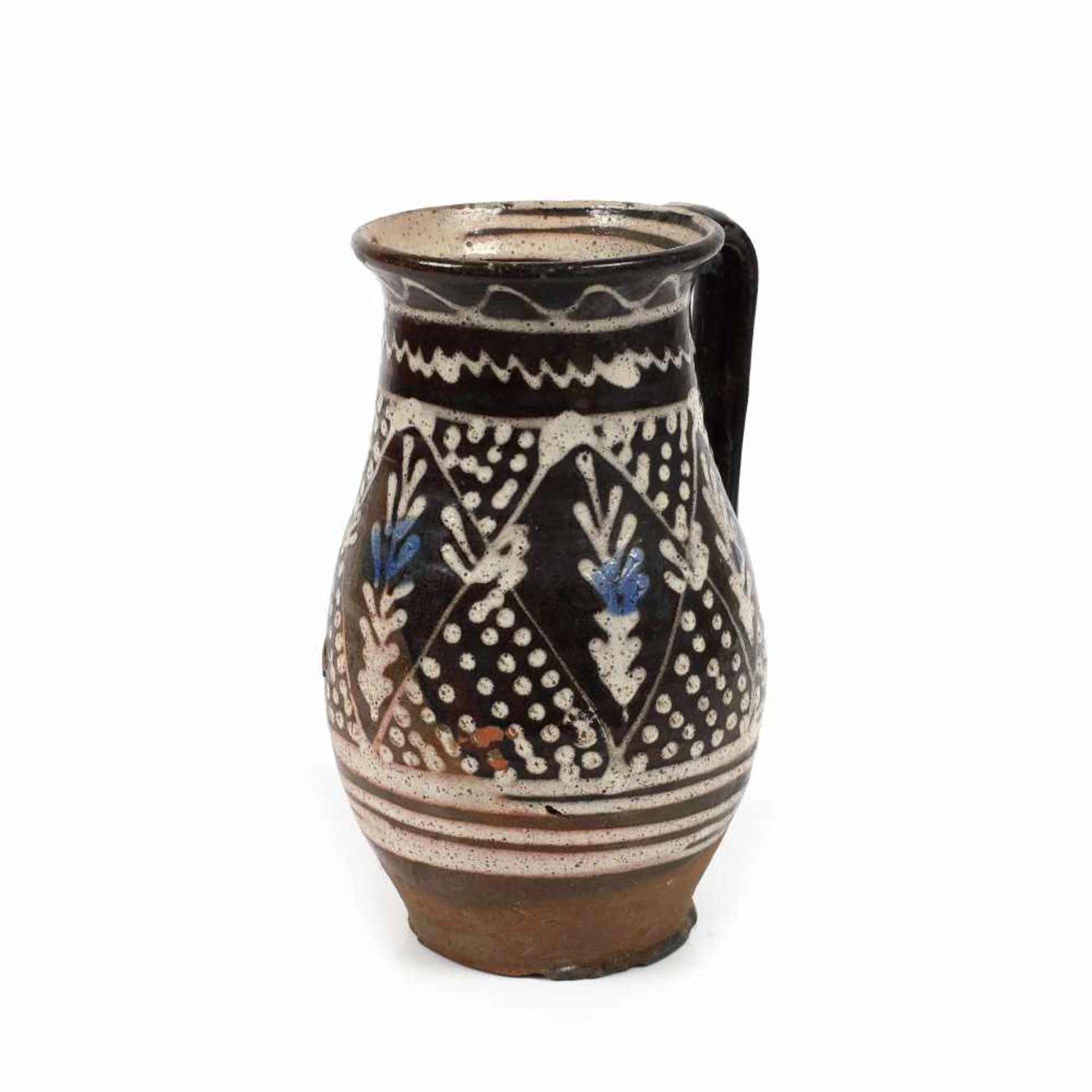 Wine cup, decorated with fir twigs, Baia Mare, approx. 1900