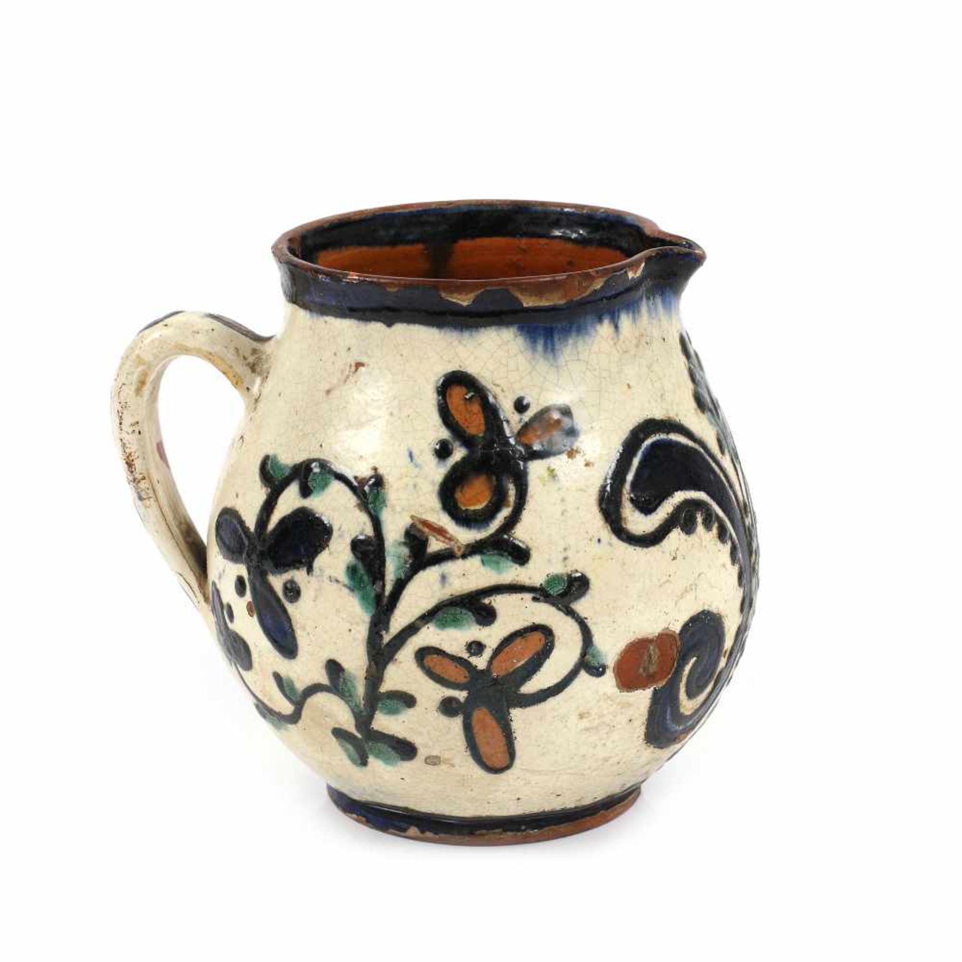 Milk cup - ethno-folkloric modern interpretation, Troița royal workshops, approx. 1920 - Bild 2 aus 3