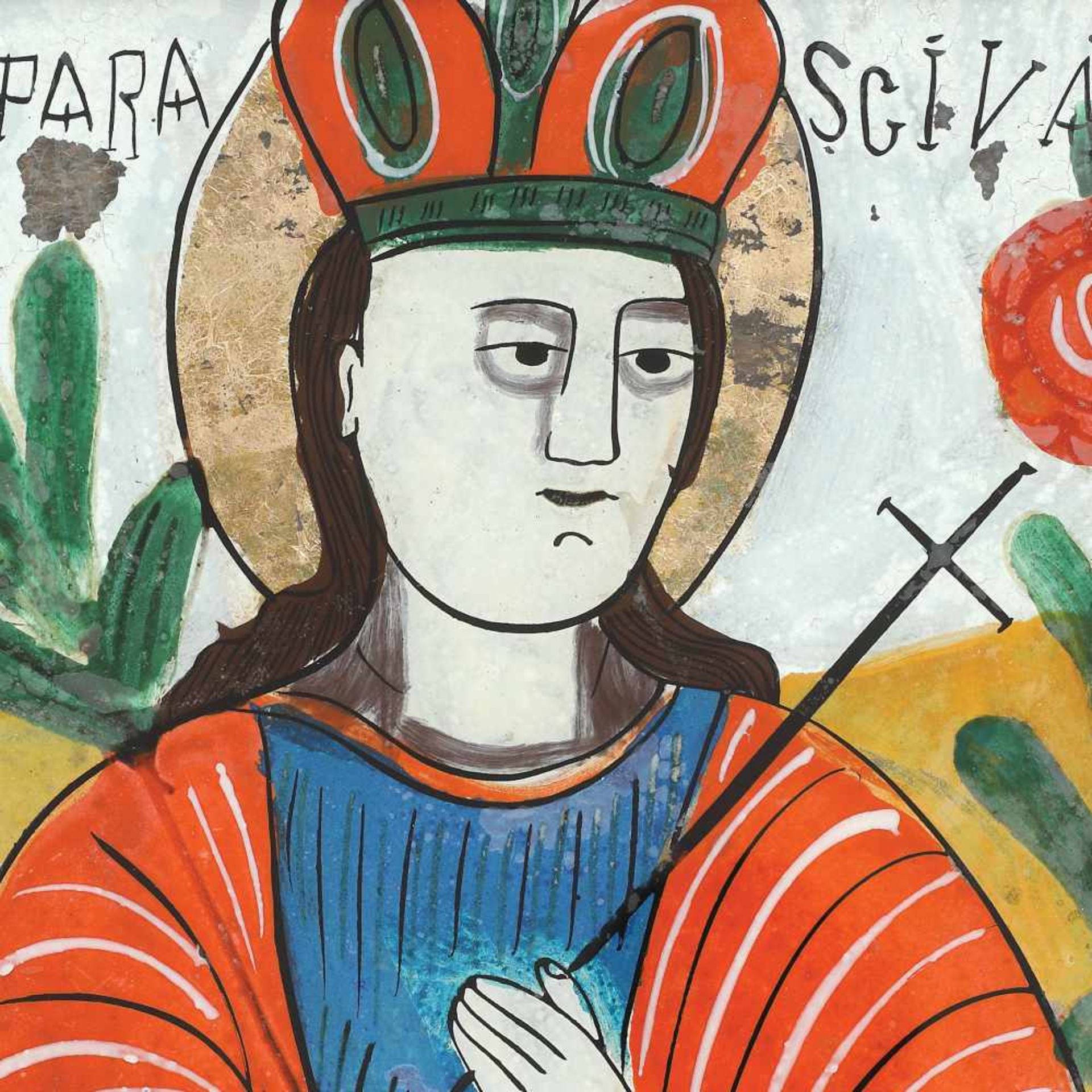 ”Saint Paraschiva”, Transylvanian workshop (Gherla), late 19th century - Bild 2 aus 2