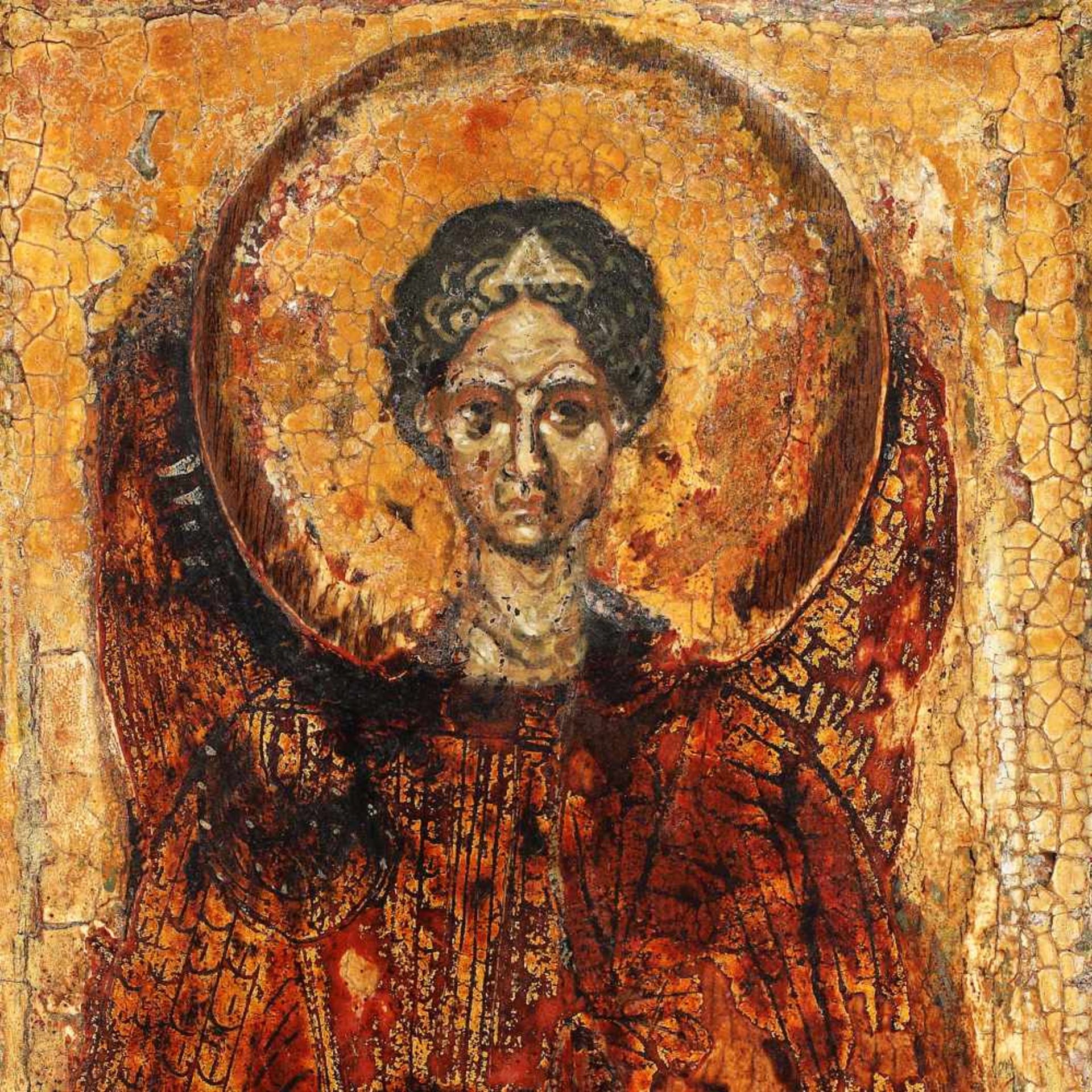 ”Saint Archangel Michael", Moldovan school, the time of Movilești, first half of 17th century, ra - Bild 2 aus 2