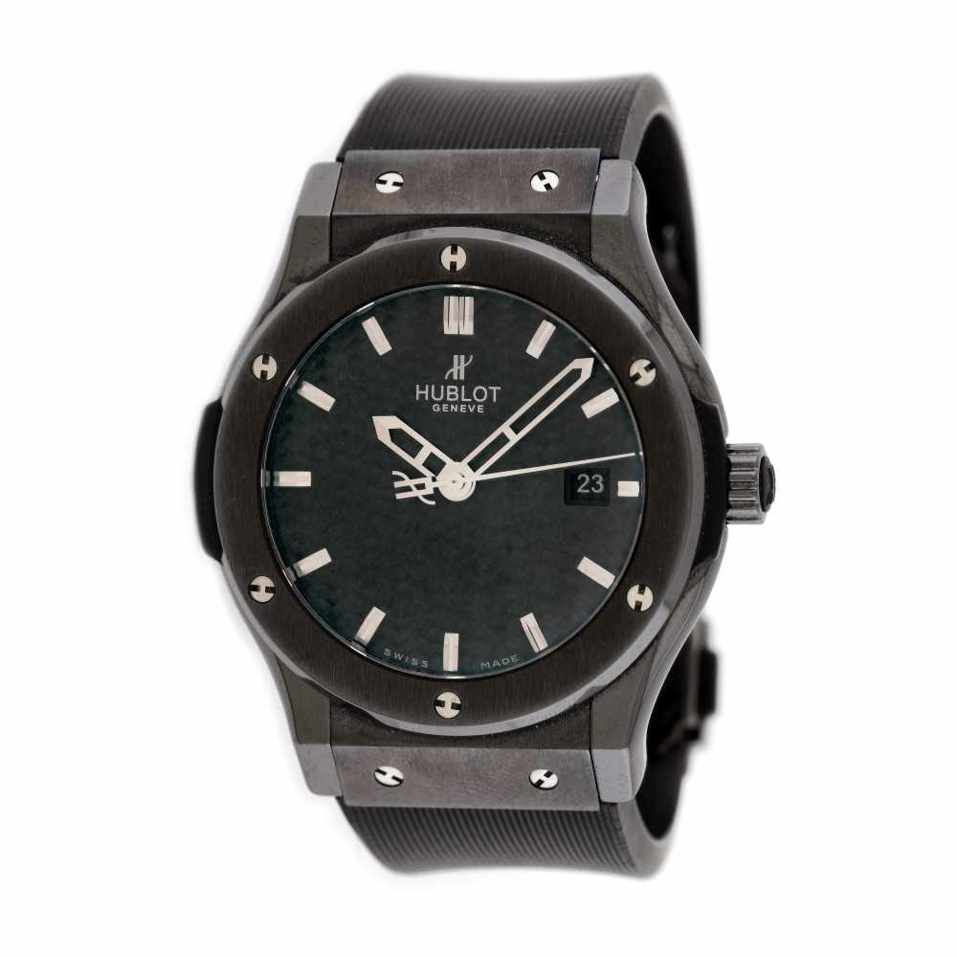 Hublot Classic Fusion Black wristwatch, ceramic, men