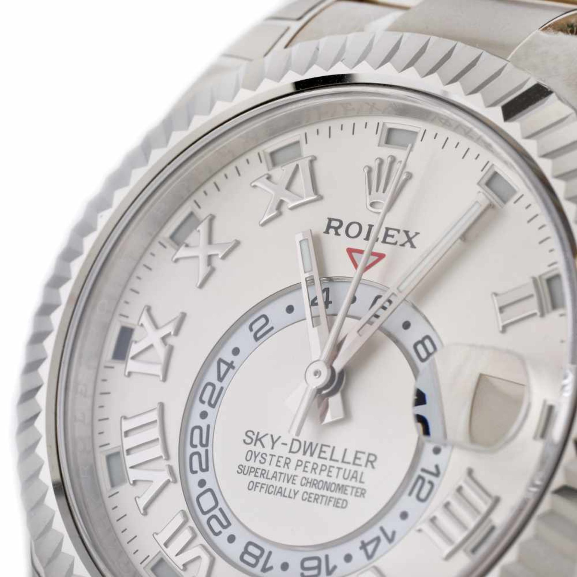 Rolex Sky-Dweller wristwatch, white gold, men, provenance documents and original box - Bild 4 aus 4