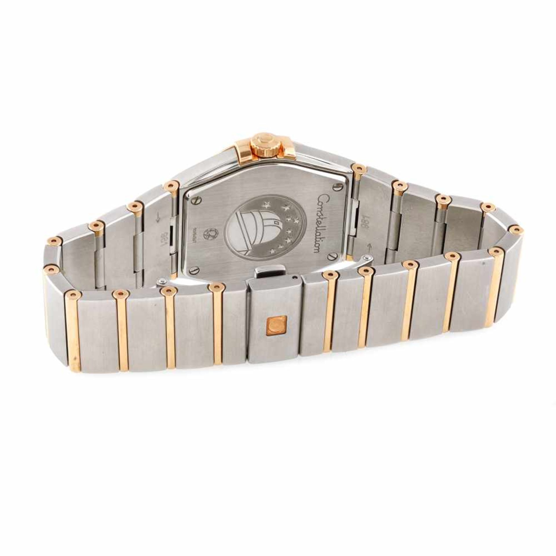 Omega Constellation bracelet watch, rose gold and steel, unisex, provenance documents - Bild 2 aus 2