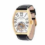 Franck Muller Tourbillion wristwatch, gold, men