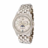 Patek Philippe Annual Calendar wristwatch, white gold, men, extract of the archives
