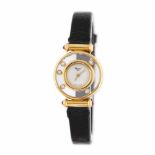 Chopard Happy Diamonds wristwatch, gold, women, decorated with diamonds and rubies, setting pin and